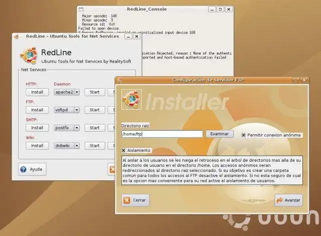 Download web tool or web app RedLine - Net Services Tool for Ubuntu