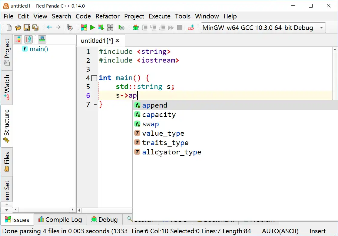 Baixe a ferramenta web ou aplicativo web RedPanda C++