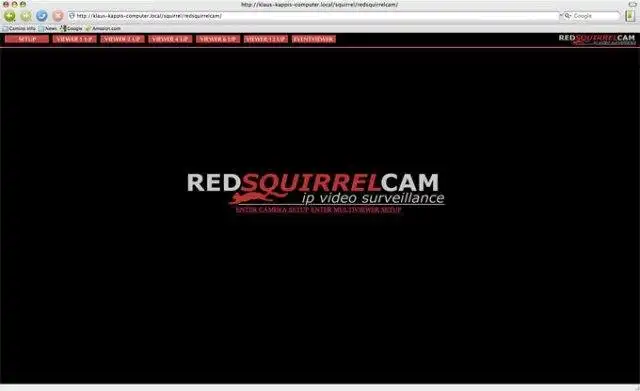 Web ツールまたは Web アプリ Red Squirrel Cam をダウンロード