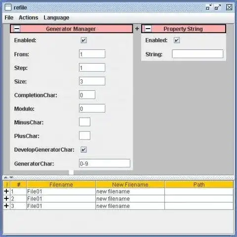 Download web tool or web app refile