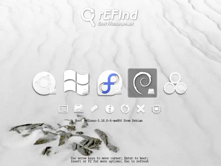 ดาวน์โหลดเครื่องมือเว็บหรือเว็บแอป rEFInd