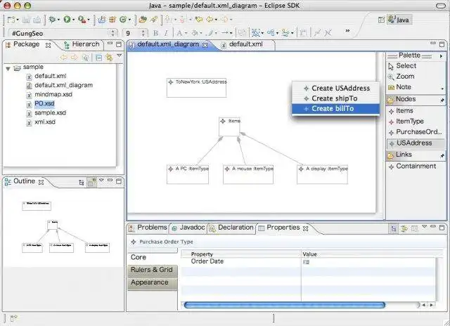 Download web tool or web app Reflective Ecore Model Diagram Editor