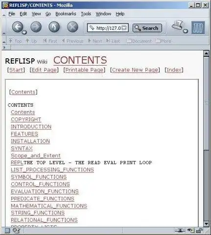 Download web tool or web app RefLisp