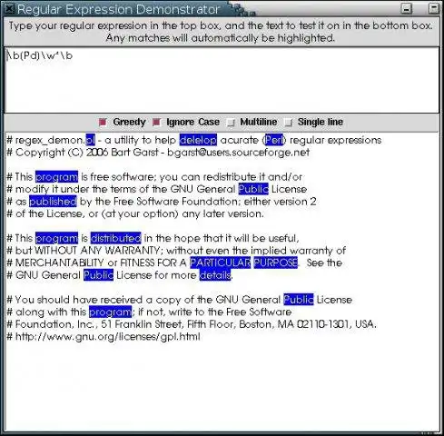 Download web tool or web app regex_demon
