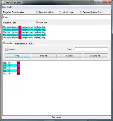 Download web tool or web app Regex Evaluator