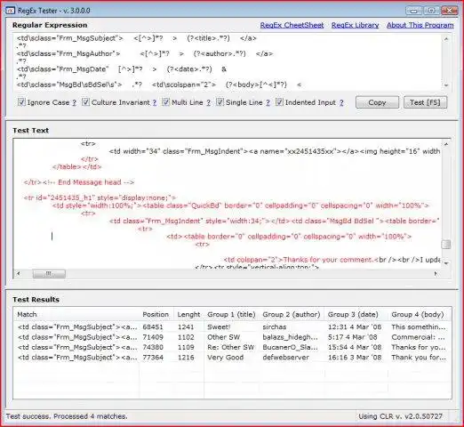 Download web tool or web app RegEx Tester