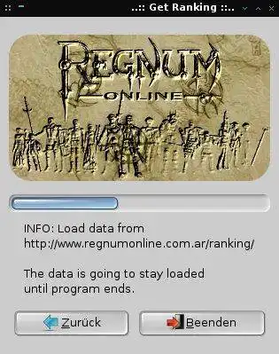 Download web tool or web app Regnum Online get_ranking_gtk to run in Linux online