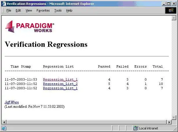 I-download ang web tool o web app Regression Report Tool