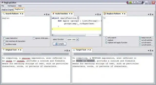 下载网络工具或网络应用程序正则表达式编辑器 (RegExpEditor)