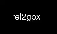 Run rel2gpx in OnWorks free hosting provider over Ubuntu Online, Fedora Online, Windows online emulator or MAC OS online emulator