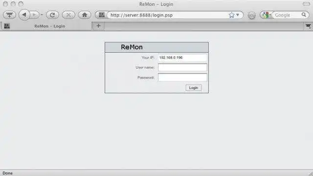 Download web tool or web app ReMon