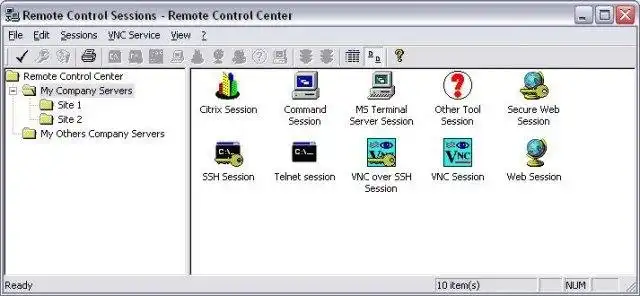 Download web tool or web app Remote Control Center