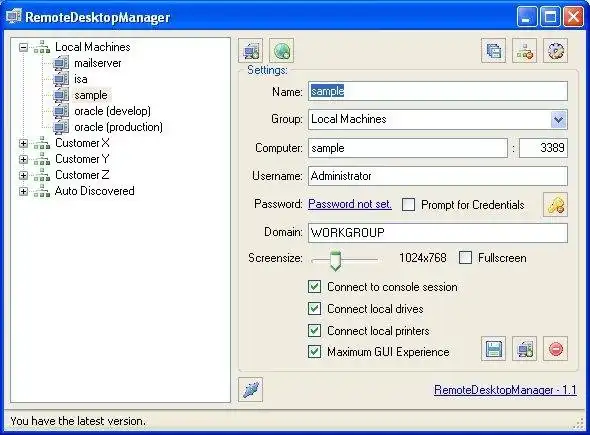 Download web tool or web app RemoteDesktopManager