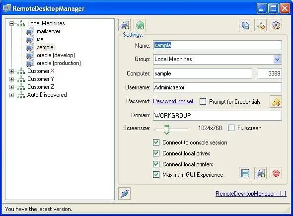 Mag-download ng web tool o web app na RemoteDesktopManager