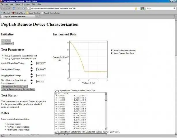 Download web tool or web app Remote Lab Web Services