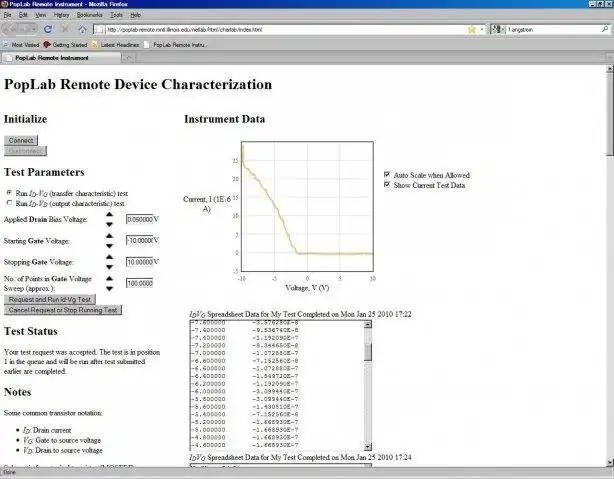 Download web tool or web app Remote Lab Web Services