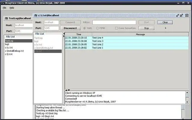 Download web tool or web app Remote Log Viewer