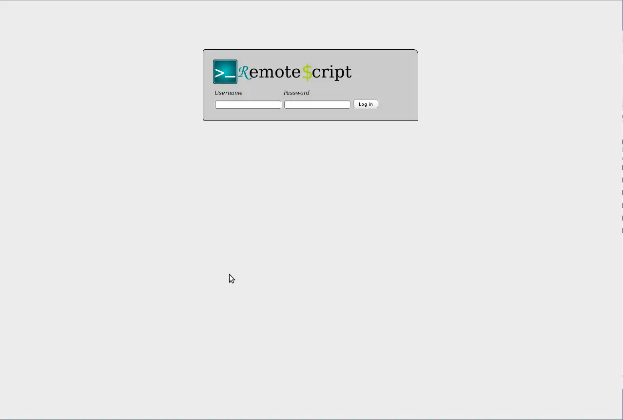 قم بتنزيل أداة الويب أو تطبيق الويب RemoteScript