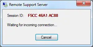 Download web tool or web app Remote Support