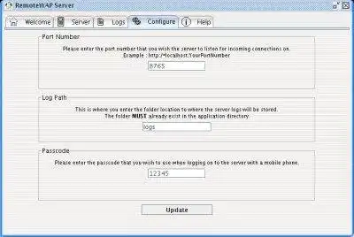 Download web tool or web app RemoteWAP