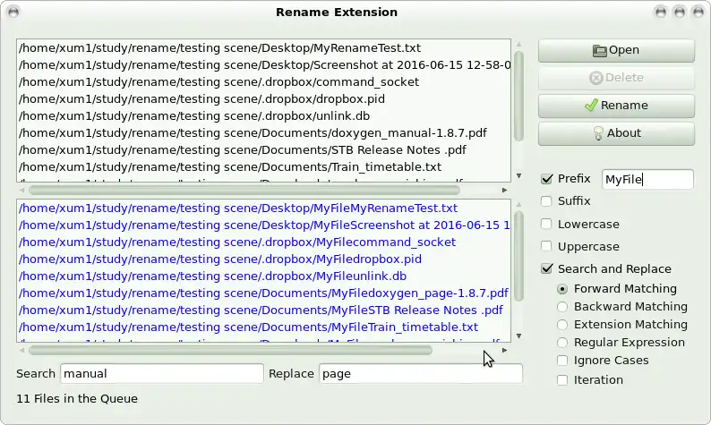 Download web tool or web app rename tool extension