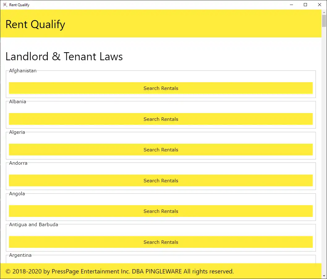 Laden Sie das Web-Tool oder die Web-App herunter Rent Qualify