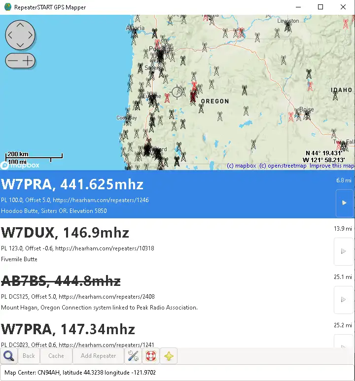 Download web tool or web app Repeater-START