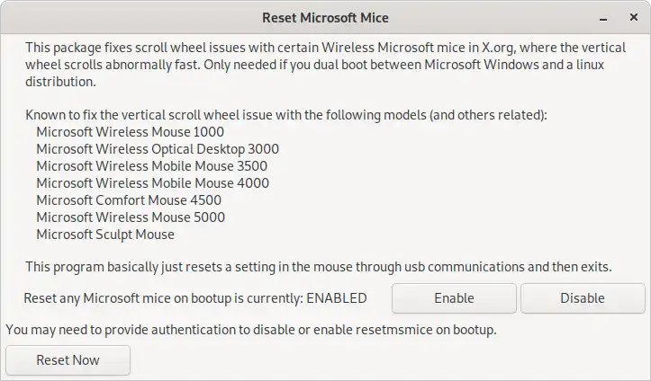 Mag-download ng web tool o web app resetmsmice