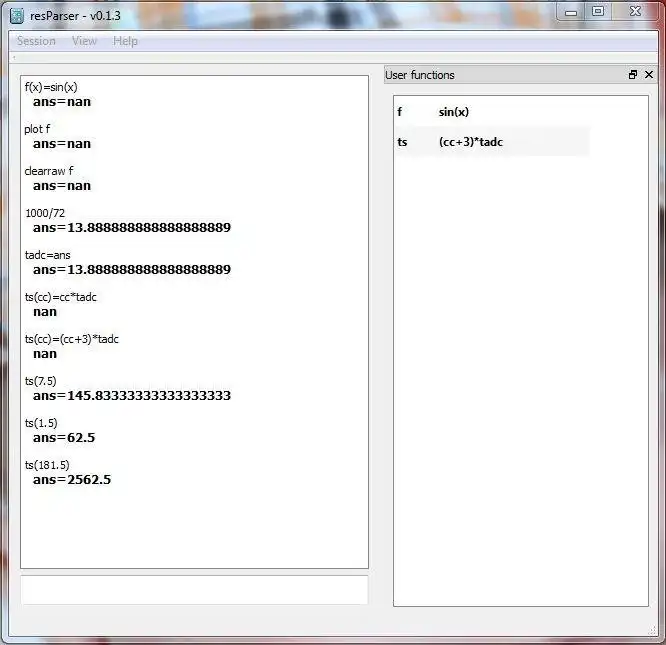 Download web tool or web app resParser