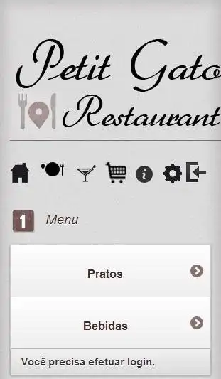 Download web tool or web app Restaurante Petit Gateau