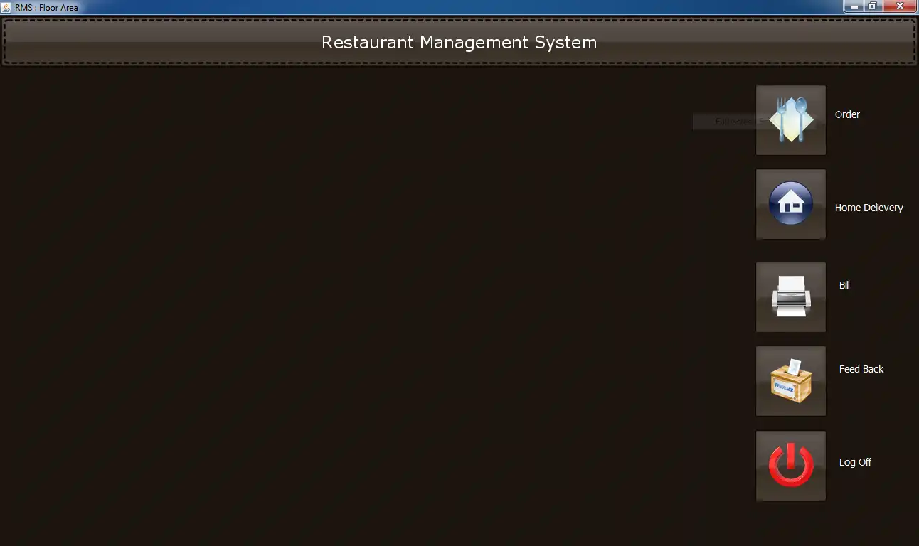 下载网络工具或网络应用程序餐厅管理系统 (RMS)