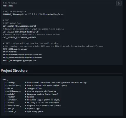 Muat turun alat web atau aplikasi web RESTful API Nod Server Boilerplate