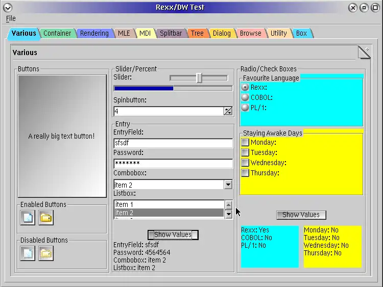 Download web tool or web app Rexx/DW