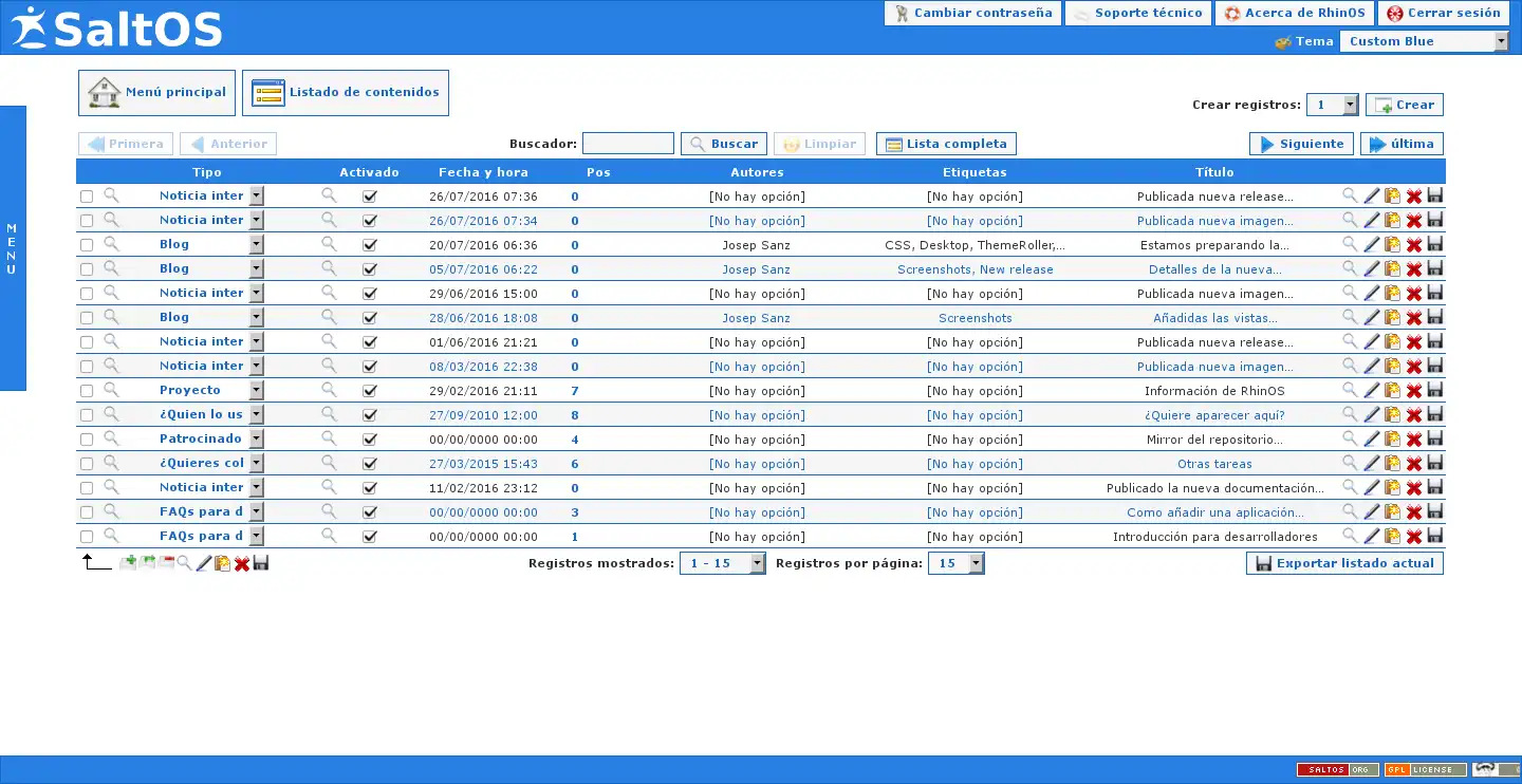 Download web tool or web app RhinOS