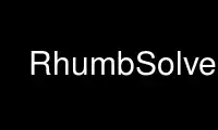 Run RhumbSolve in OnWorks free hosting provider over Ubuntu Online, Fedora Online, Windows online emulator or MAC OS online emulator
