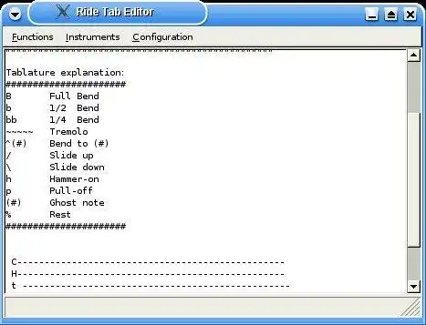 Download web tool or web app Ride Guitar Tab Editor