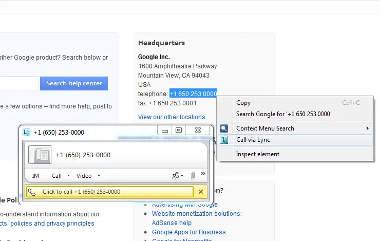 Download web tool or web app RightClickLync