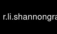 Run r.li.shannongrass in OnWorks free hosting provider over Ubuntu Online, Fedora Online, Windows online emulator or MAC OS online emulator