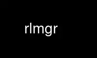 Run rlmgr in OnWorks free hosting provider over Ubuntu Online, Fedora Online, Windows online emulator or MAC OS online emulator