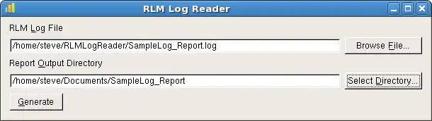 Unduh alat web atau aplikasi web RLM Log Reader