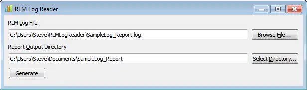 Download web tool or web app RLM Log Reader