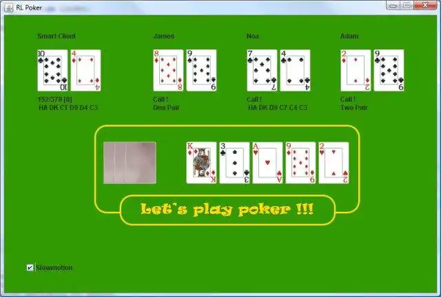 Unduh alat web atau aplikasi web RL Poker untuk dijalankan di Windows online melalui Linux online