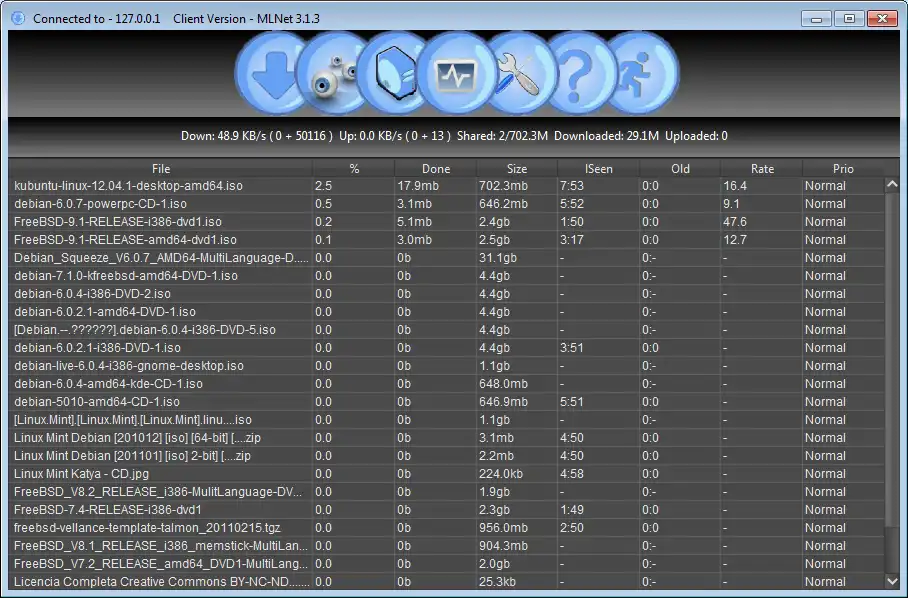 下载网络工具或网络应用程序 Rmldonkey