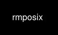 Run rmposix in OnWorks free hosting provider over Ubuntu Online, Fedora Online, Windows online emulator or MAC OS online emulator