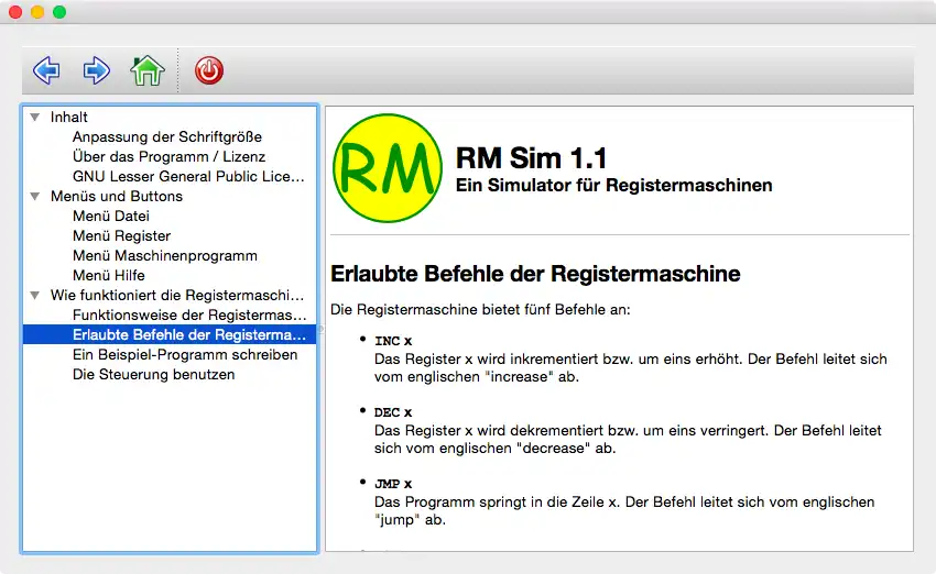 Download web tool or web app RM Sim