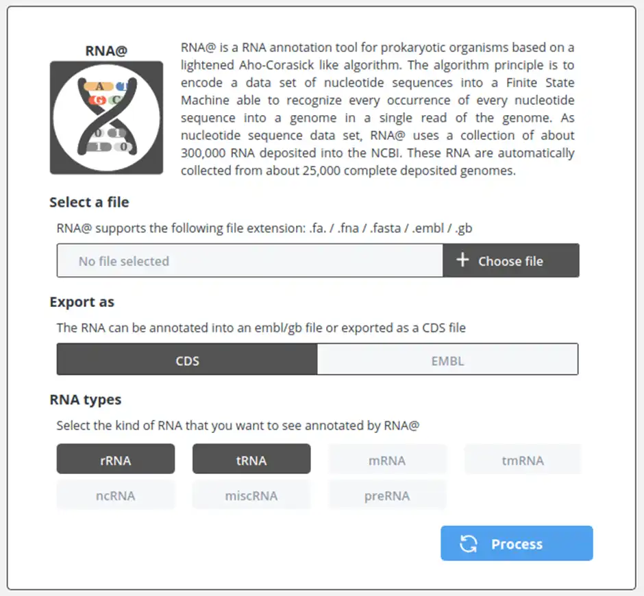 Download web tool or web app RNA@