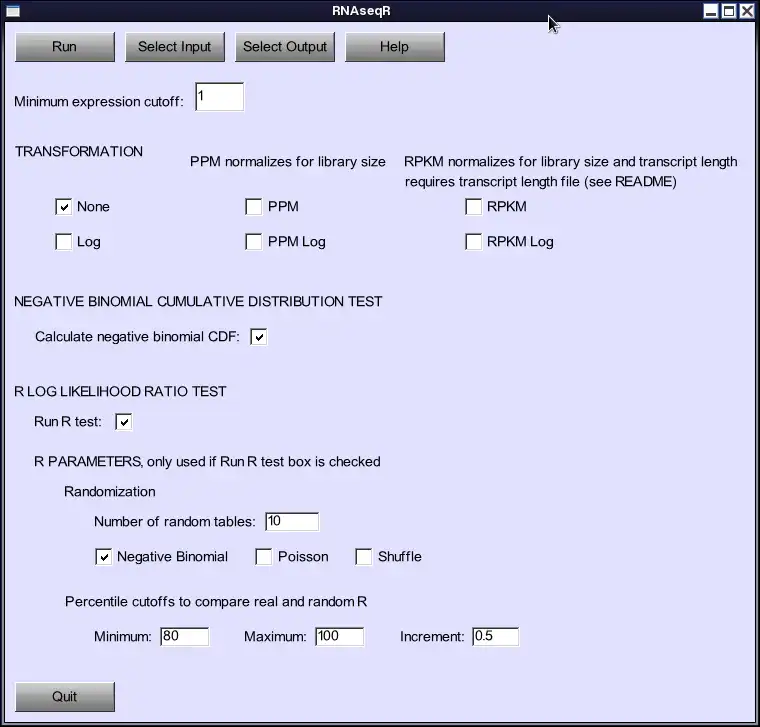 Download web tool or web app RNAseqR to run in Linux online