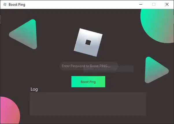 Unduh alat web atau aplikasi web Roblox Ping Booster