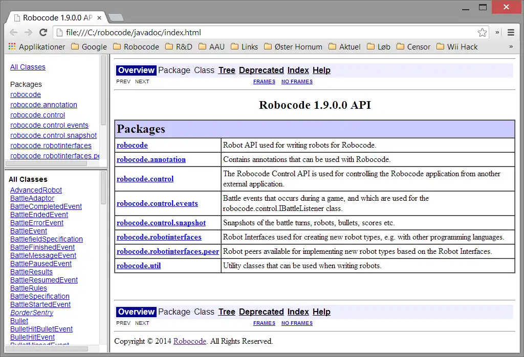 Scarica lo strumento web o l'app web Robocode