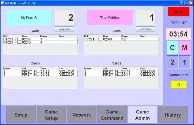 Download web tool or web app RoboCup MSL refbox